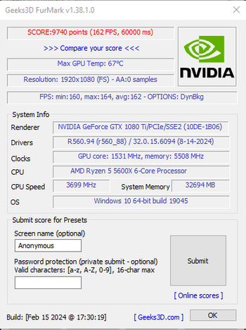 Palit GeForce GTX 1080 Ti 11 GB 1480-1582 Mhz PCIe x16 GPU