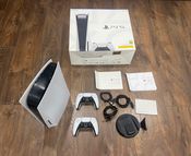 PlayStation 5, Black & White, 825GB/Garantija/2 pulteliai