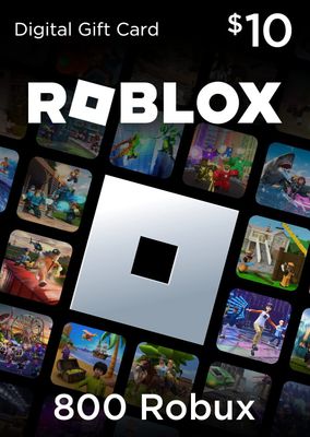 Roblox Card 10 USD Robux UNITED STATES