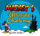 Buy Mickey's Ultimate Challenge Game Gear
