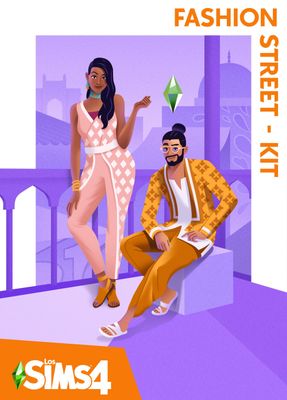 The Sims 4 Fashion Street Kit  (DLC) Origin Key cover