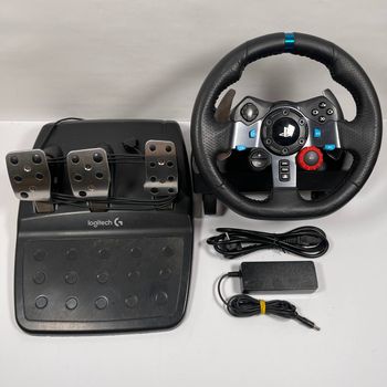 Logitech G29 Driving Force Racing Wheel and Floor Pedals, Real Force Feedback