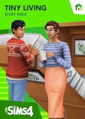 The Sims 4: Tiny Living Stuff (DLC) Origin Key cover