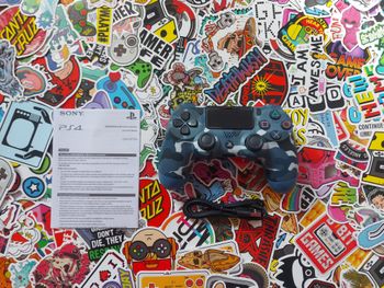 MANDO PS4 V2 CAMUFLAJE AZUL