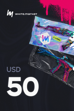 WhiteMarket Wallet Card 50 USD Key GLOBAL