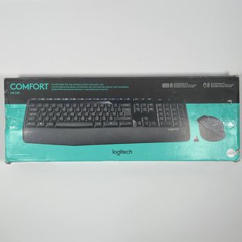 Logitech MK345 Wireless Mouse & Keyboard Combo with SilentTouch Technology