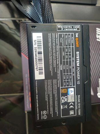 Quiet! System Power 10 - 750W