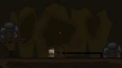 The soldier in the mine