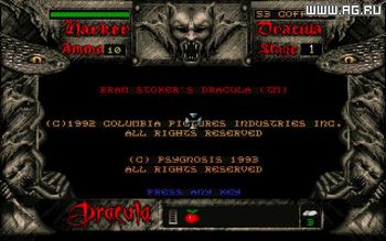 Redeem Bram Stoker's Dracula Game Gear