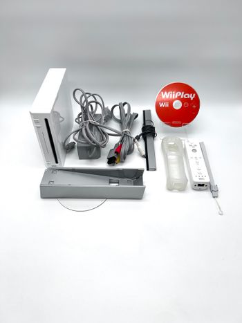 Nintendo Wii RVL-001 Žaidimų Konsolės Pilnas Baltas Rinkinys