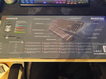 Redeem Klaviatūra Genesis Rhod 350 RGB (NKG- 1729)