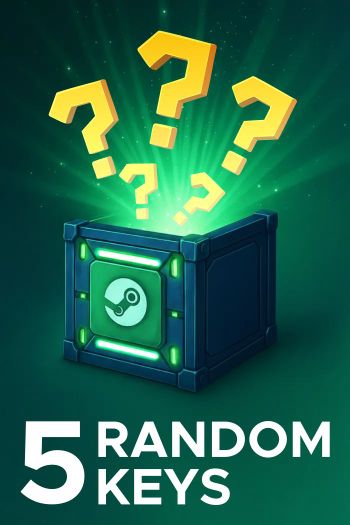 5 Random Steam keys - GREEN - Steam Key GLOBAL