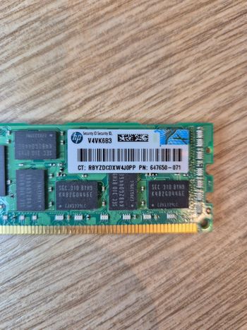 Samsung 8GB 2Rx4 PC3L-10600R-09-11 M393B1K70EB0-YH9 Server Memory Ram 647650-071