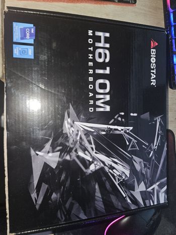 Biostar H61MHB Intel H61 Micro ATX DDR3 LGA1155 1 x PCI-E x16 Slots Motherboard