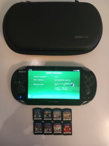 psvita oled + 8 žaidimai