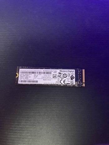 western digital 256 gb NVMe