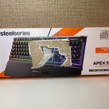 Steelseries Apex 3 žaidimų klaviatūra gaming keyboard