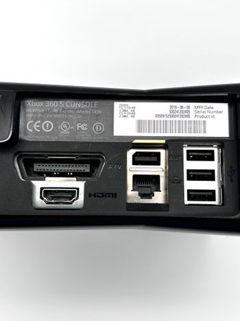 Redeem Xbox 360 S Slim 250GB Žaidimų Konsolės Juodas Rinkinys