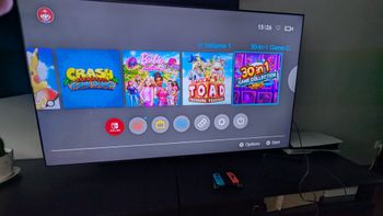 Get Nintendo Switch, Blue & Red, 64GB