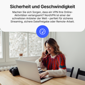 NordVPN Basis - 6 Monate - 10 Geräte (PC/MAC/Mobile) Premium VPN Software - DEUTSCHLAND