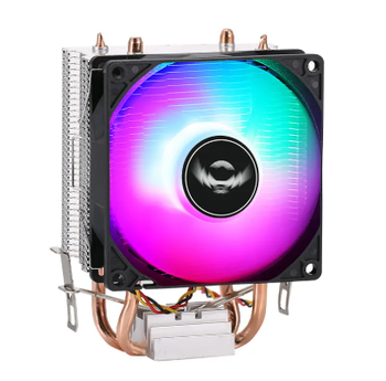 Naujas RGB juodas aušintuvas + TERMOPASTA