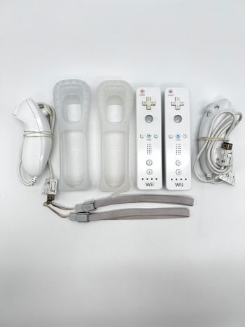 Nintendo Wii RVL-001 Žaidimų Konsolės Pilnas Baltas Rinkinys for sale