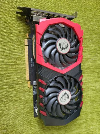 MSI GeForce GTX 1050 Ti 4 GB 1290-1493 Mhz PCIe x16 GPU