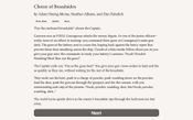 Choice of Broadsides