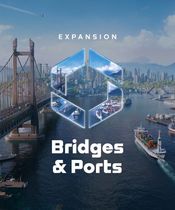 Cities: Skylines II - Bridges & Ports (DLC) Steam Key (PC) GLOBAL
