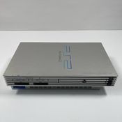 Sony PlayStation 2 PS2 Silver + Cables and a Game