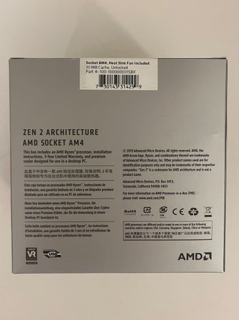 Redeem AMD Ryzen 5 3600 3.6-4.2 GHz AM4 6-Core CPU