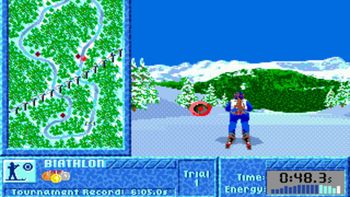 Winter Challenge SEGA Mega Drive