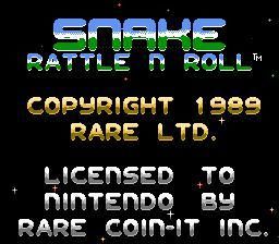 Snake Rattle 'n' Roll SEGA Mega Drive