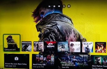 Xbox One X, CYBERPUNK, HOGWARTS ir kiti geri žaidimai , 1TB