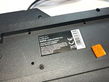 Redeem Speedlink RAPAX Gaming Keyboard – Precision, Power & Style for Gamers!