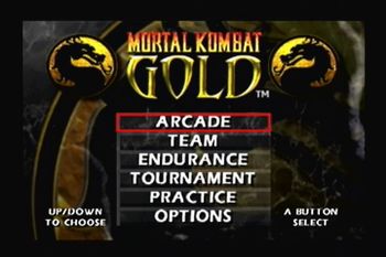 Mortal Kombat Gold Dreamcast