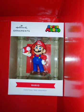 Adorno de Súper Mario con champiñón