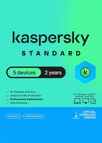 Kaspersky Standard (2 Years / 5 Devices) Key EUROPE