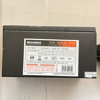 XILENCE XP700 700W GPU 1x8 + 1x6 CPU 1x8 PSU maitinimo blokas PC Power supply maitekas
