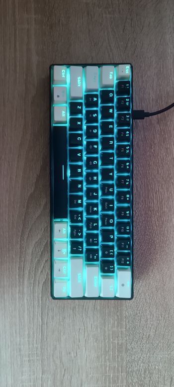 Klaviatura White and black keyboard 61 klavišai