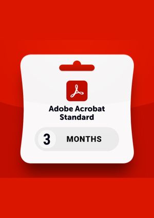 Adobe Acrobat Standard 3 Months Subscription Key GLOBAL
