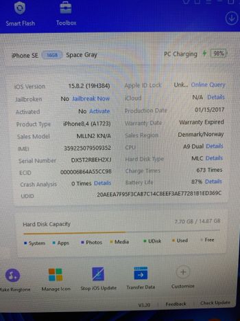 Apple iPhone SE 64GB Space Gray