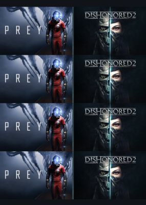 Prey + Dishonored 2 Bundle cover