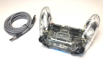 Deltaco Gaming GAM-169-T Transparent Wireless Controller PS4, PC, Android, iOS