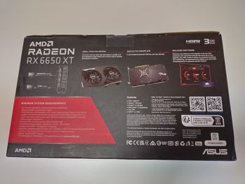 ASUS DUAL RX 6650 XT OC