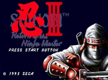 Shinobi III: Return of the Ninja Master SEGA Mega Drive