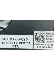 Dell Inspiron N7010 Laptop CPU Cooling Fan 3-pin RKVVP 4LUM9FAWI10 for sale