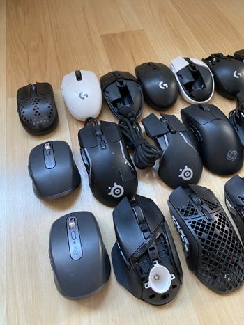 Buy 19vnt žaidimų pėlių su defektais gaming mouse