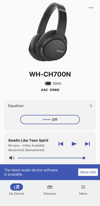 Sony WH-CH700N Bluetooth ausinės su garso slopinimo funkcija for sale