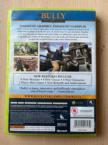 Bully: Scholarship Edition Xbox 360 for sale